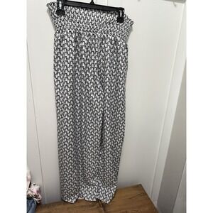 Women Summer Trousers Loose High Waist Bottom Casual Wide‎ Leg Vacation Beach